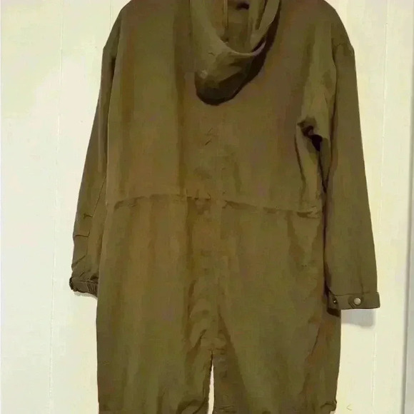 Love Tree Lightweight Olive Green Military Style Hooded Jacket Womens,Size M - Picture 4 of 5